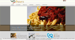 Desktop Screenshot of primusitaly.com